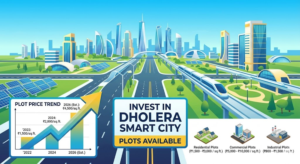 Dholera Smart City Plot Price Per Square Feet